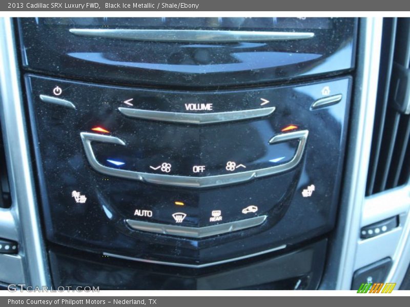 Black Ice Metallic / Shale/Ebony 2013 Cadillac SRX Luxury FWD