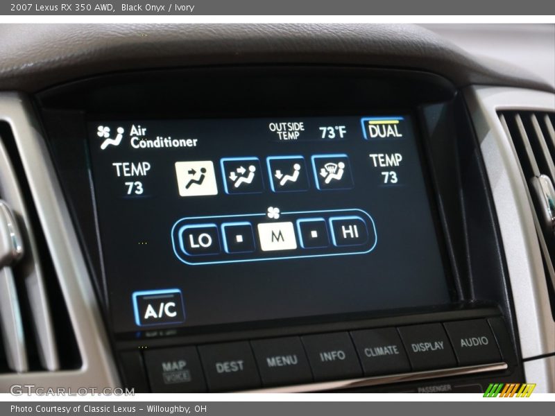 Black Onyx / Ivory 2007 Lexus RX 350 AWD