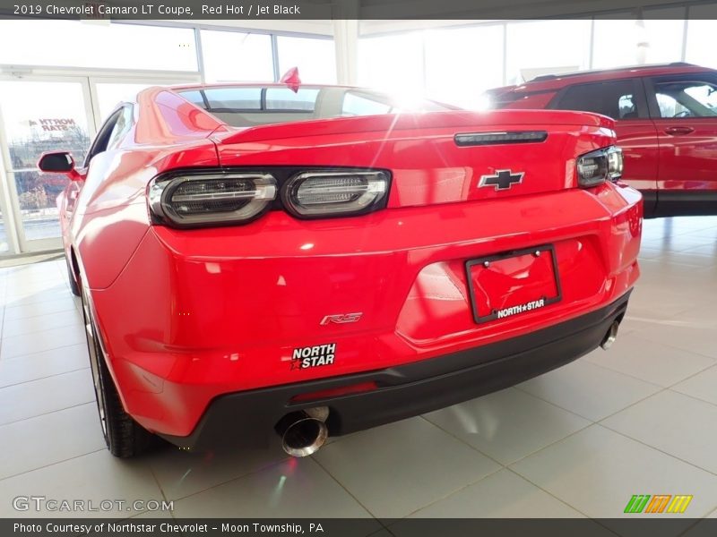 Red Hot / Jet Black 2019 Chevrolet Camaro LT Coupe