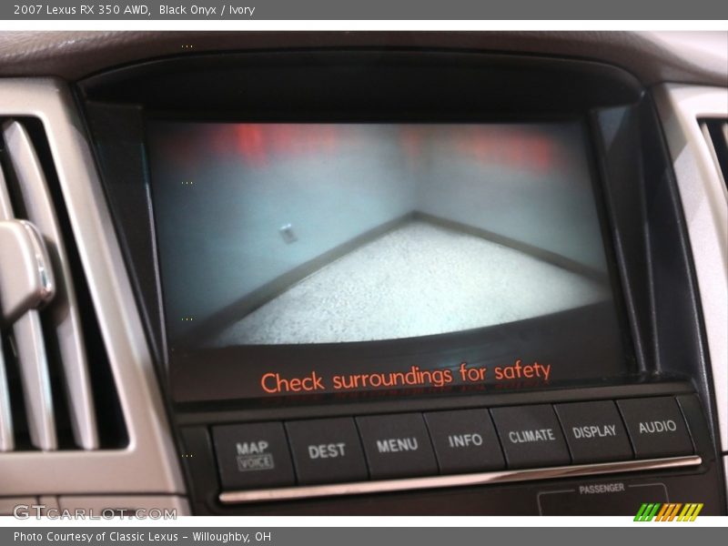 Black Onyx / Ivory 2007 Lexus RX 350 AWD