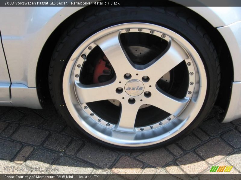Reflex Silver Metallic / Black 2003 Volkswagen Passat GLS Sedan