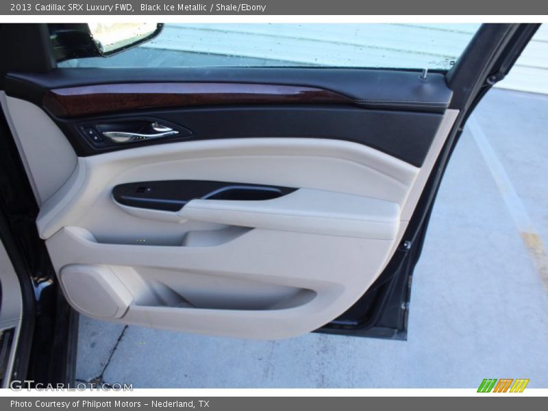 Black Ice Metallic / Shale/Ebony 2013 Cadillac SRX Luxury FWD