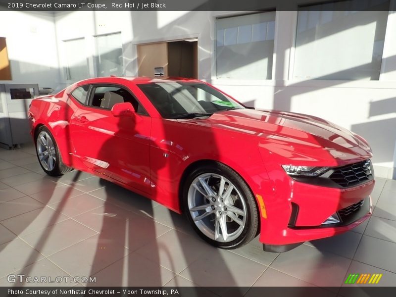 Red Hot / Jet Black 2019 Chevrolet Camaro LT Coupe