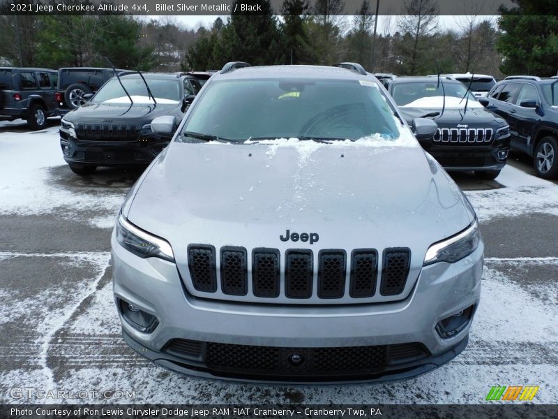 Billet Silver Metallic / Black 2021 Jeep Cherokee Altitude 4x4