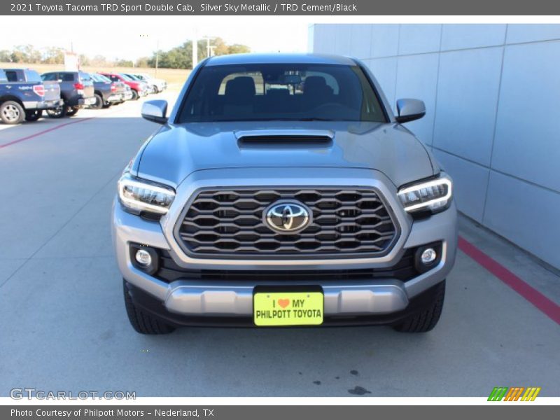 Silver Sky Metallic / TRD Cement/Black 2021 Toyota Tacoma TRD Sport Double Cab