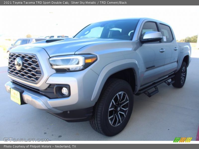 Silver Sky Metallic / TRD Cement/Black 2021 Toyota Tacoma TRD Sport Double Cab