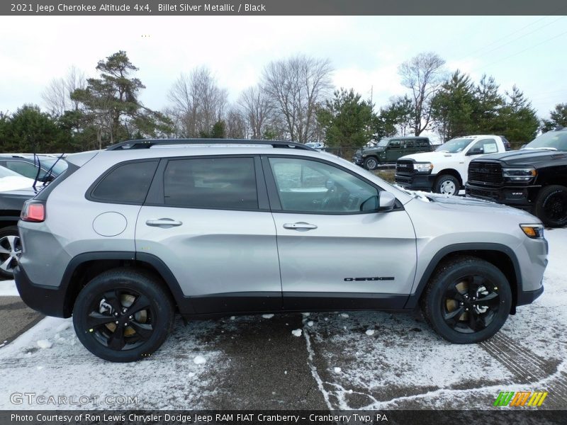 Billet Silver Metallic / Black 2021 Jeep Cherokee Altitude 4x4