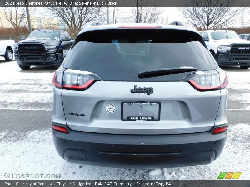 Billet Silver Metallic / Black 2021 Jeep Cherokee Altitude 4x4