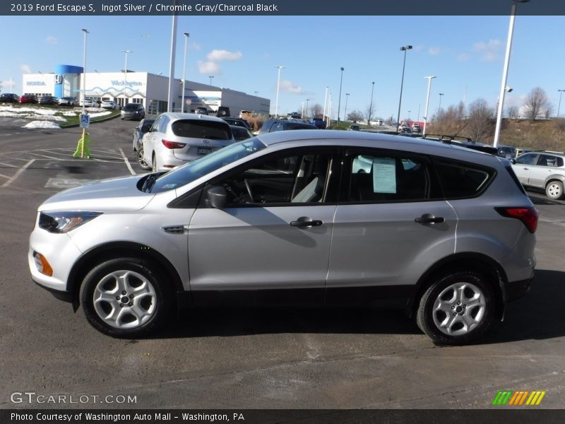 Ingot Silver / Chromite Gray/Charcoal Black 2019 Ford Escape S