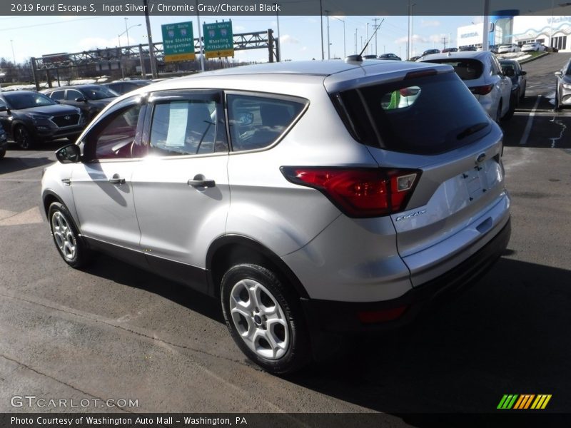 Ingot Silver / Chromite Gray/Charcoal Black 2019 Ford Escape S