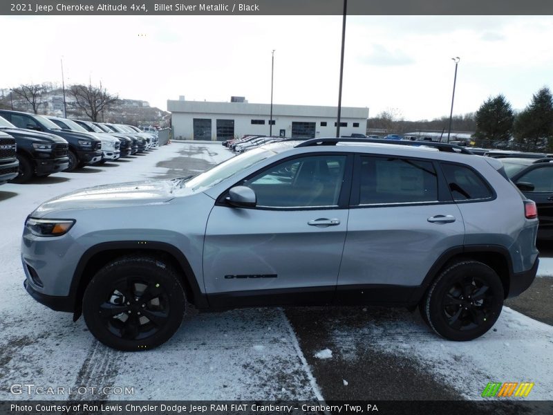Billet Silver Metallic / Black 2021 Jeep Cherokee Altitude 4x4