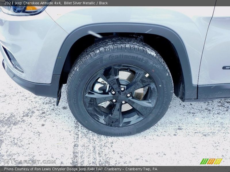Billet Silver Metallic / Black 2021 Jeep Cherokee Altitude 4x4