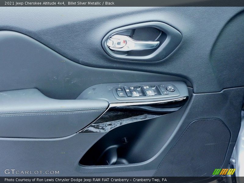 Billet Silver Metallic / Black 2021 Jeep Cherokee Altitude 4x4