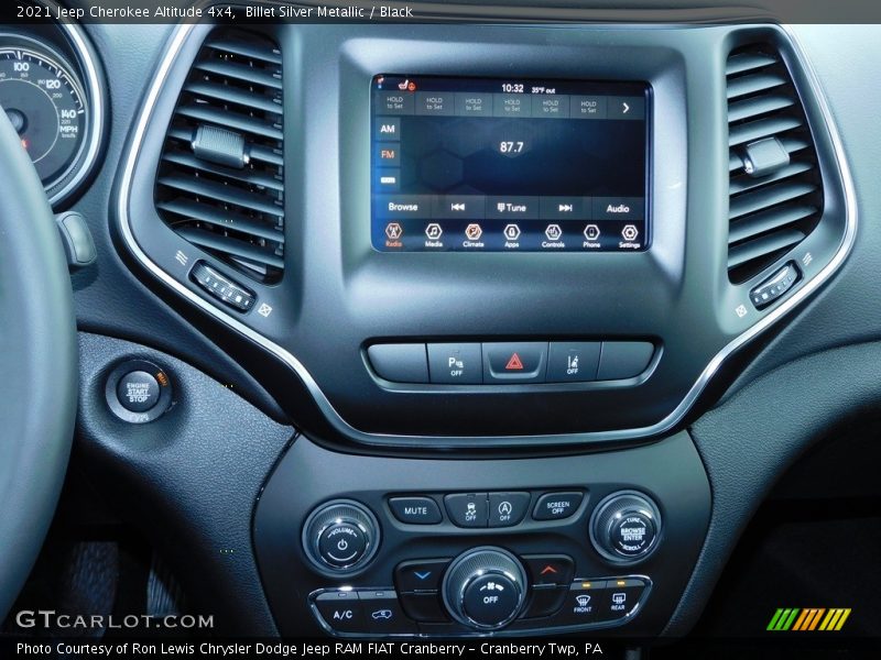 Billet Silver Metallic / Black 2021 Jeep Cherokee Altitude 4x4