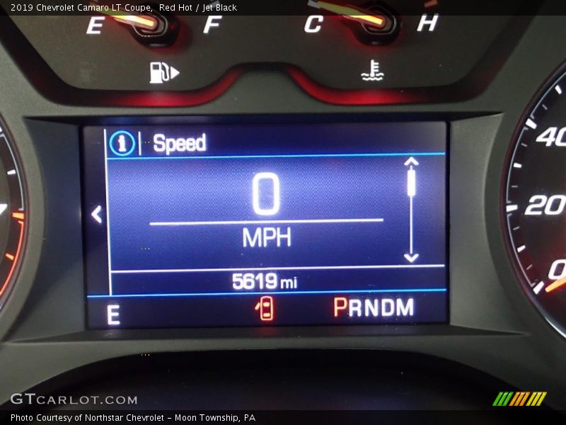 Red Hot / Jet Black 2019 Chevrolet Camaro LT Coupe