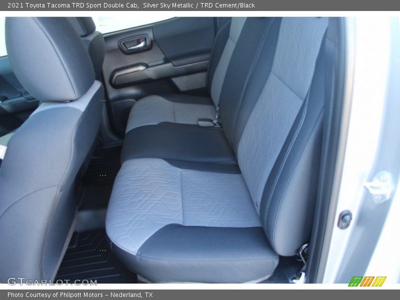 Rear Seat of 2021 Tacoma TRD Sport Double Cab