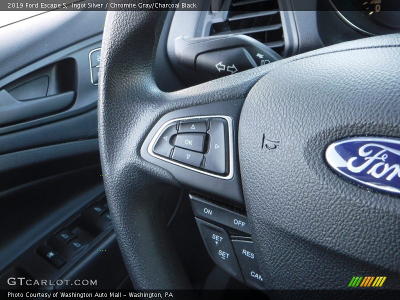 Ingot Silver / Chromite Gray/Charcoal Black 2019 Ford Escape S