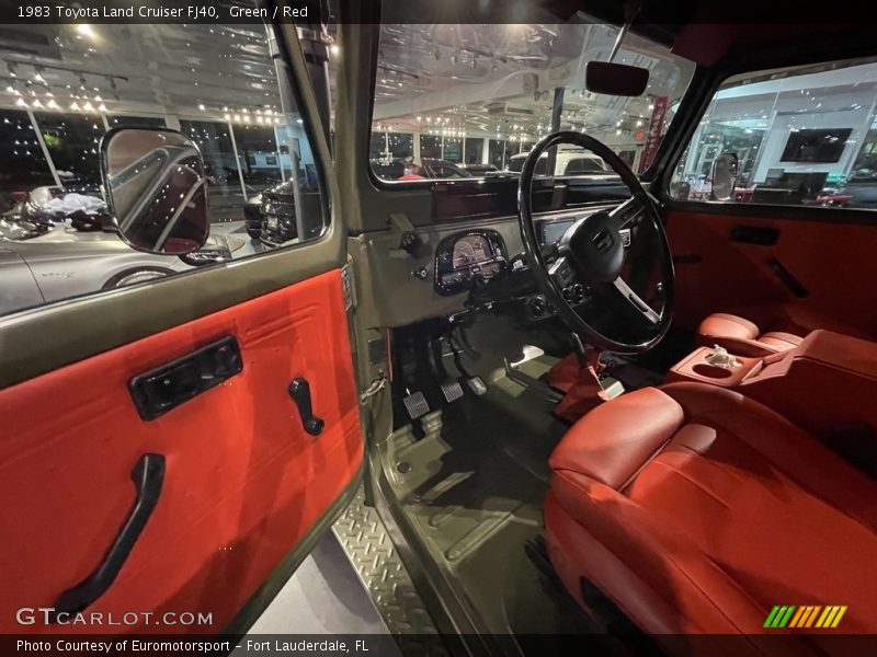  1983 Land Cruiser FJ40 Red Interior