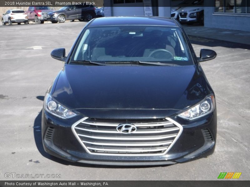 Phantom Black / Black 2018 Hyundai Elantra SEL