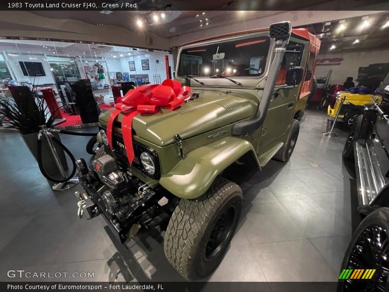 Green / Red 1983 Toyota Land Cruiser FJ40