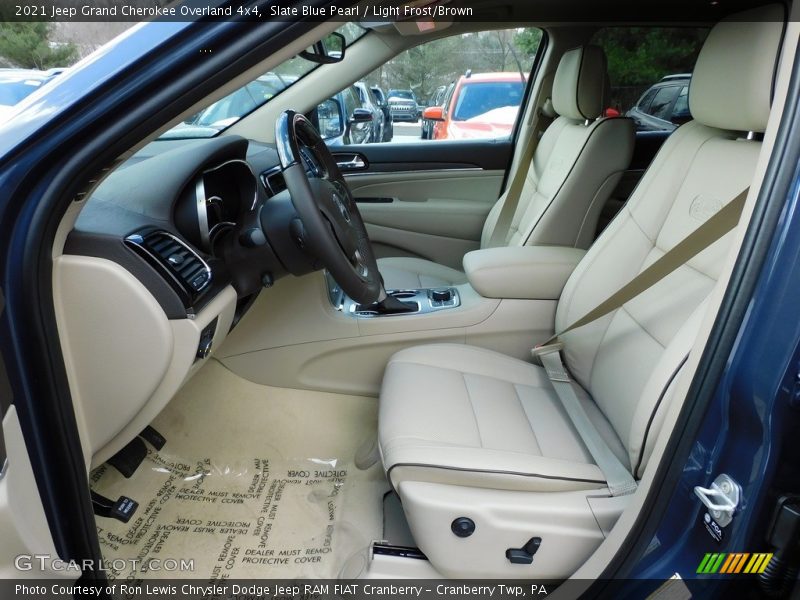  2021 Grand Cherokee Overland 4x4 Light Frost/Brown Interior