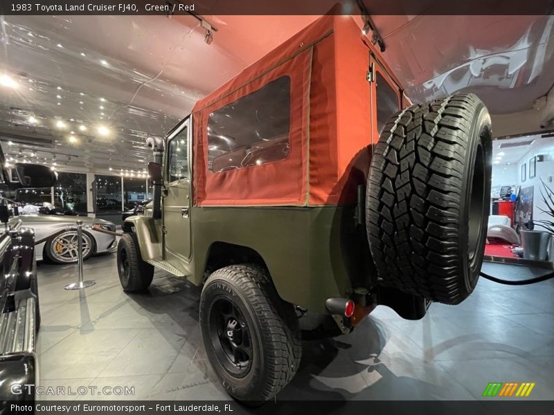 Green / Red 1983 Toyota Land Cruiser FJ40