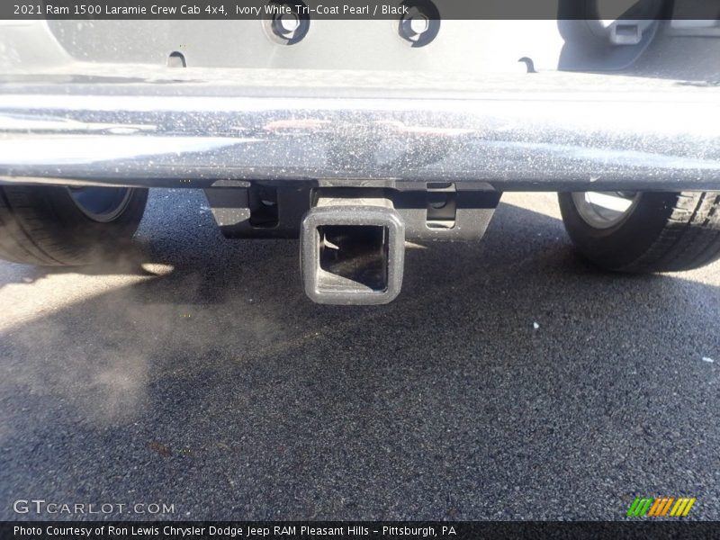 Ivory White Tri-Coat Pearl / Black 2021 Ram 1500 Laramie Crew Cab 4x4