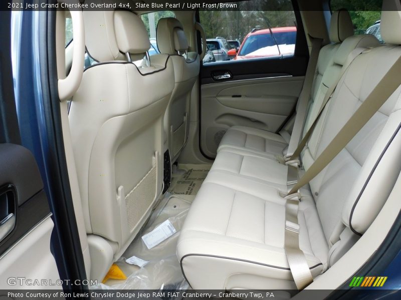 Rear Seat of 2021 Grand Cherokee Overland 4x4