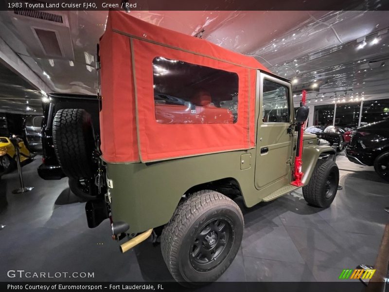 Green / Red 1983 Toyota Land Cruiser FJ40