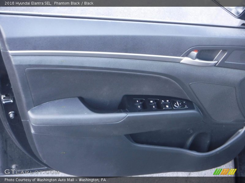 Phantom Black / Black 2018 Hyundai Elantra SEL