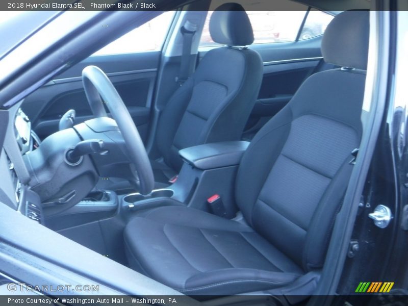 Phantom Black / Black 2018 Hyundai Elantra SEL