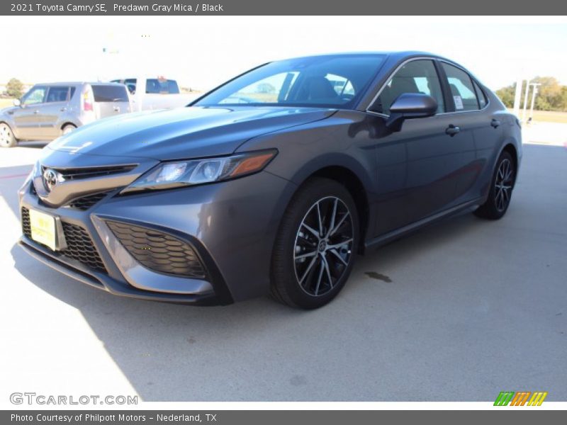 Predawn Gray Mica / Black 2021 Toyota Camry SE
