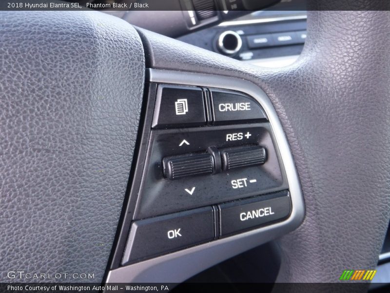Phantom Black / Black 2018 Hyundai Elantra SEL