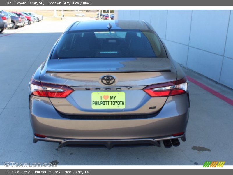 Predawn Gray Mica / Black 2021 Toyota Camry SE