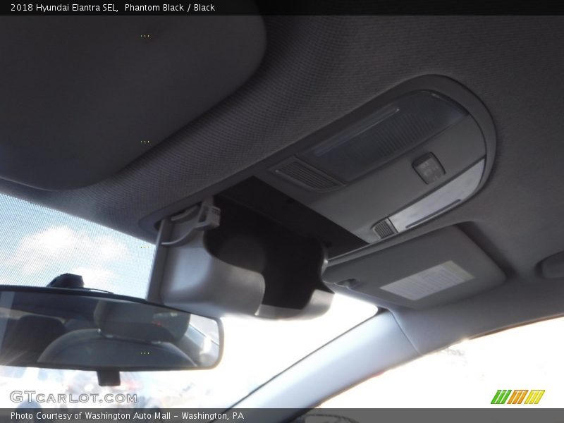 Phantom Black / Black 2018 Hyundai Elantra SEL