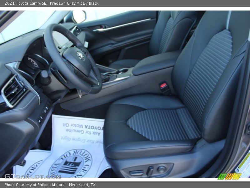 Predawn Gray Mica / Black 2021 Toyota Camry SE