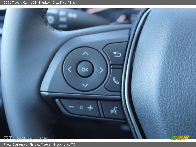 Predawn Gray Mica / Black 2021 Toyota Camry SE