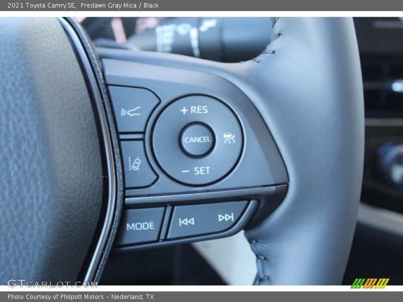 Predawn Gray Mica / Black 2021 Toyota Camry SE
