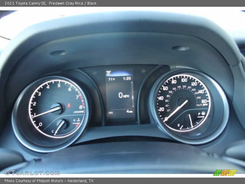 Predawn Gray Mica / Black 2021 Toyota Camry SE