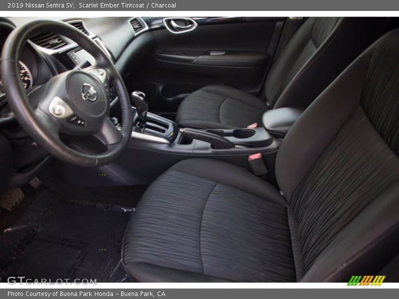 Scarlet Ember Tintcoat / Charcoal 2019 Nissan Sentra SV
