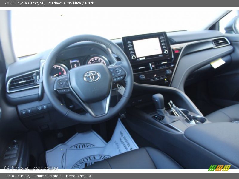 Predawn Gray Mica / Black 2021 Toyota Camry SE