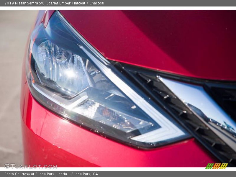 Scarlet Ember Tintcoat / Charcoal 2019 Nissan Sentra SV