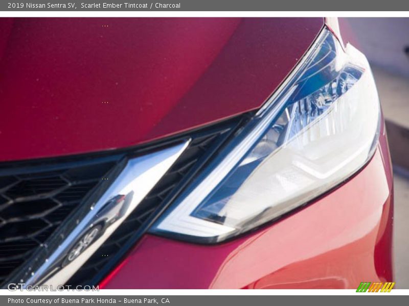 Scarlet Ember Tintcoat / Charcoal 2019 Nissan Sentra SV