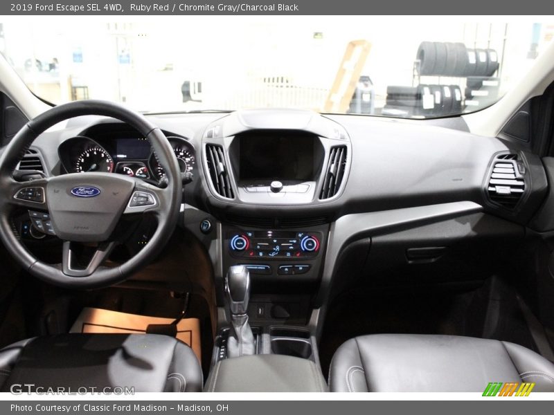 Ruby Red / Chromite Gray/Charcoal Black 2019 Ford Escape SEL 4WD