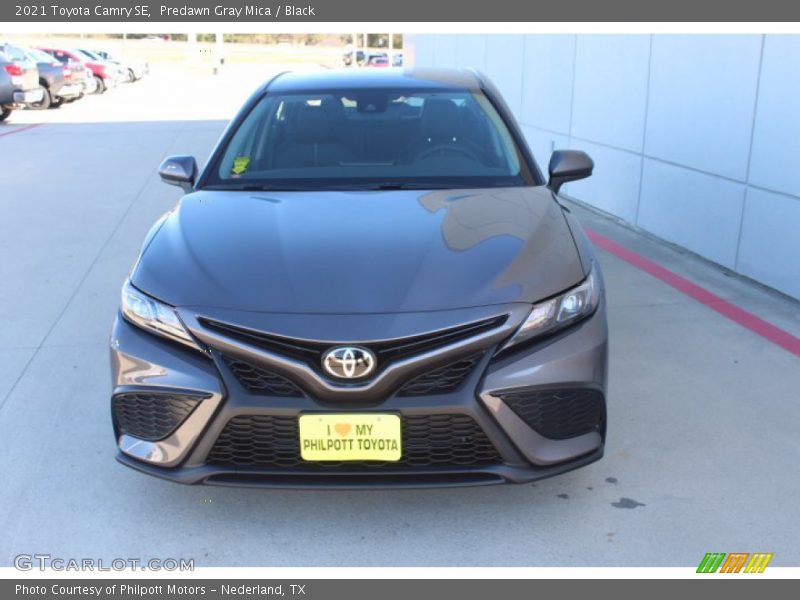 Predawn Gray Mica / Black 2021 Toyota Camry SE