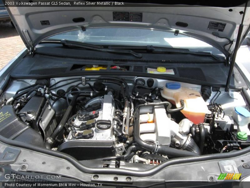 Reflex Silver Metallic / Black 2003 Volkswagen Passat GLS Sedan