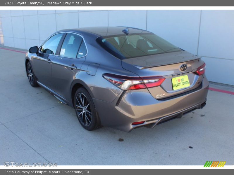 Predawn Gray Mica / Black 2021 Toyota Camry SE