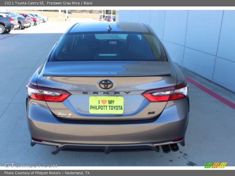 Predawn Gray Mica / Black 2021 Toyota Camry SE