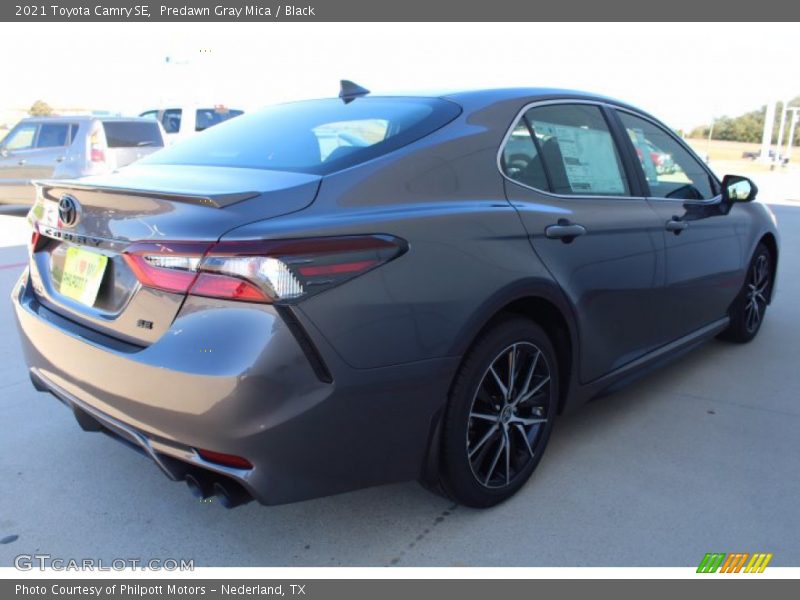 Predawn Gray Mica / Black 2021 Toyota Camry SE