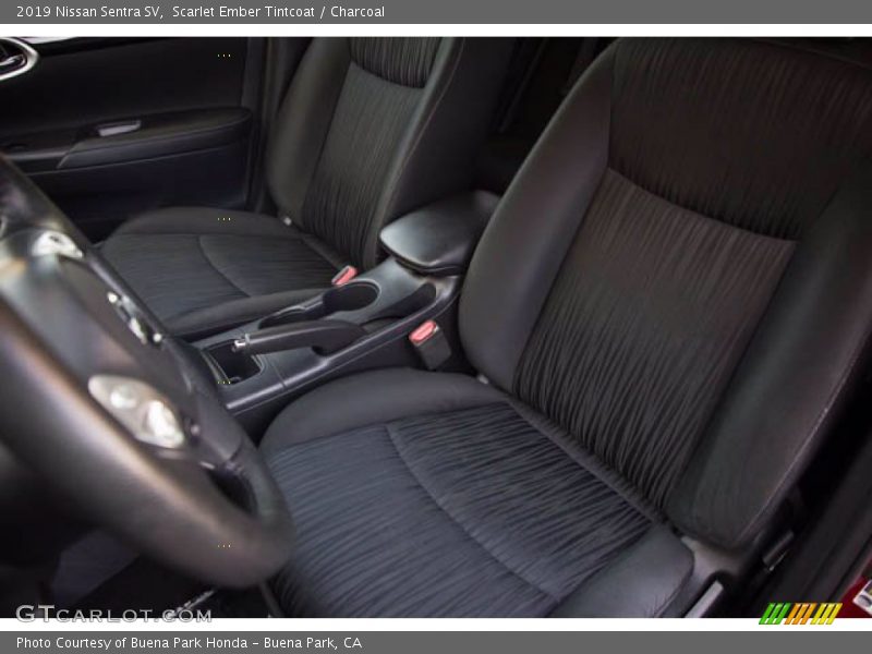 Scarlet Ember Tintcoat / Charcoal 2019 Nissan Sentra SV